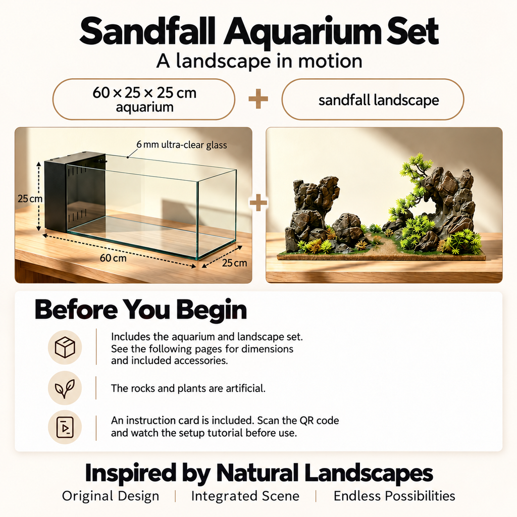 Sand Waterfall Aquarium Kit——Serenity