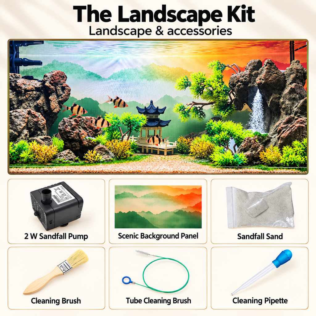 Sand Waterfall Aquarium Kit